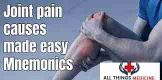 joint pain mnemonics
