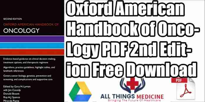 Oxford American Handbook of Oncology 2nd edition PDF