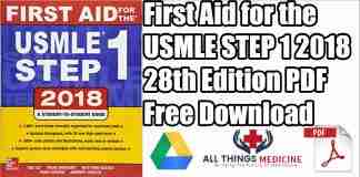 first aid for the usmle step 1 2018 pdf