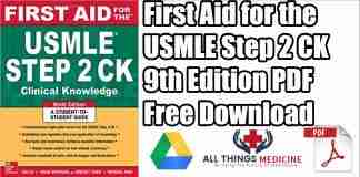 first aid for the usmle step 2 ck pdf