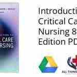 Introduction to Critical Care Nursing 8th Edition PDF