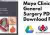 Mayo Clinic General Surgery PDF