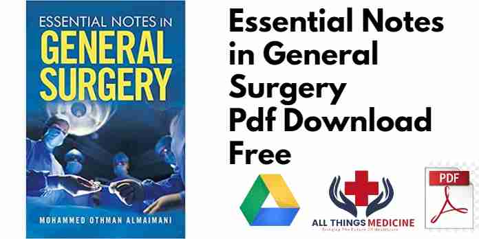 Essential Notes in General Surgery pdf