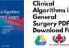 Clinical Algorithms in General Surgery Ebook