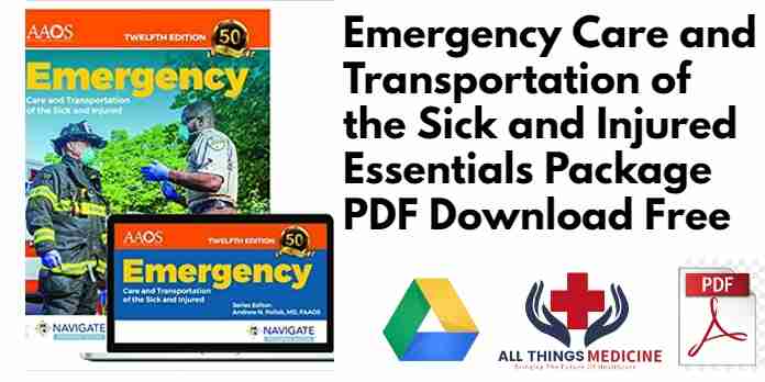 Emergency Care and Transportation of the Sick and Injured Essentials Package Pdf