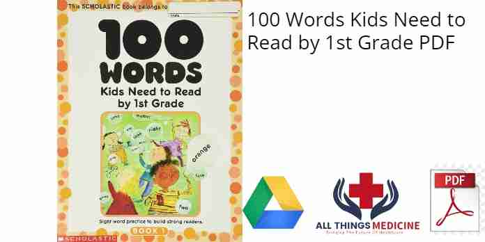 100 Words Kids Need to Read by 1st Grade PDF