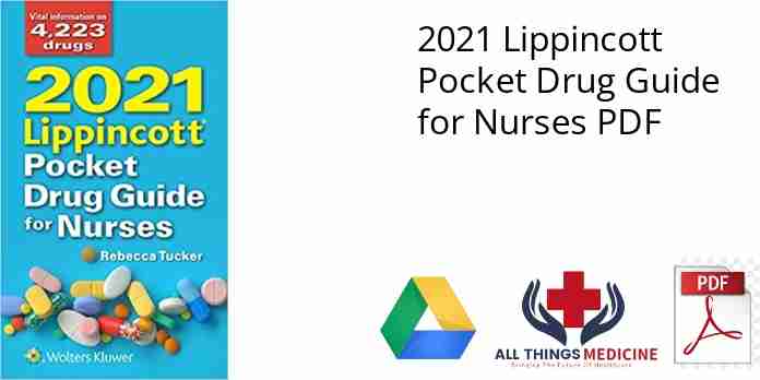 2021 Lippincott Pocket Drug Guide for Nurses PDF