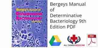 Bergeys Manual of Determinative Bacteriology 9th Edition PDF