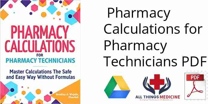 Pharmacy Calculations for Pharmacy Technicians PDF