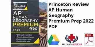 Princeton Review AP Human Geography Premium Prep 2022 PDF