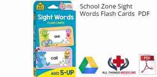 School Zone Sight Words Flash Cards PDF