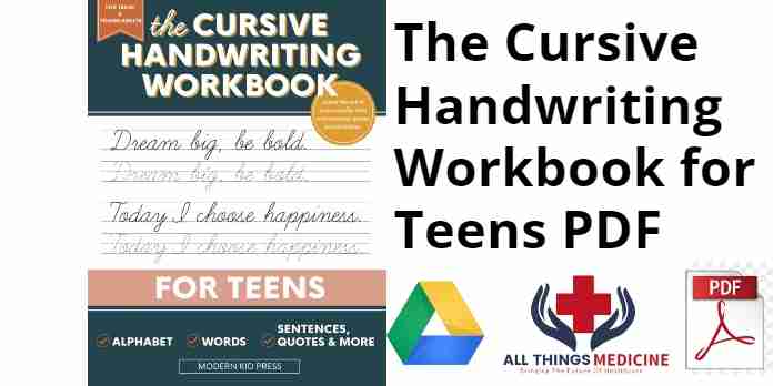The Cursive Handwriting Workbook for Teens PDF
