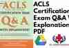 ACLS Certification Exam Q&A With Explanations PDF