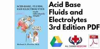 Acid Base Fluids and Electrolytes 3rd Edition PDF