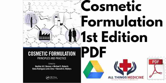 Cosmetic Formulation 1st Edition PDF