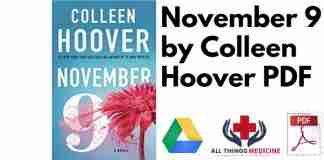 November 9 by Colleen Hoover PDF