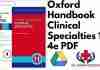 Oxford Handbook Clinical Specialties 11e 4e PDF
