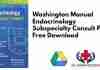 Washington Manual Endocrinology Subspecialty Consult