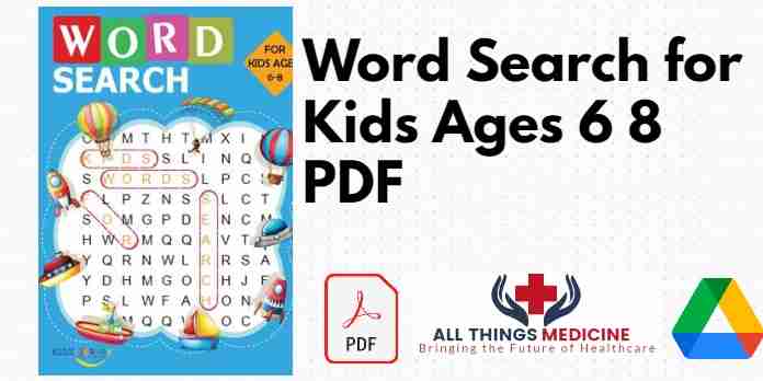 Word Search for Kids Ages 6 8 PDF