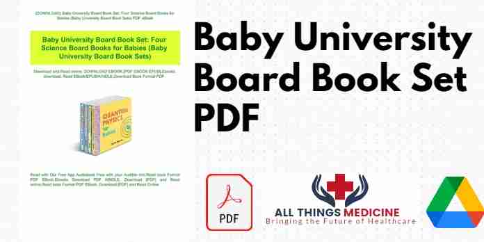 Baby University Board Book Set PDF