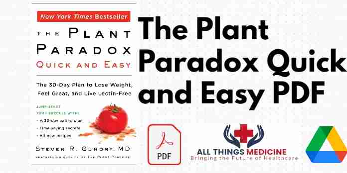 The Plant Paradox Quick and Easy PDF
