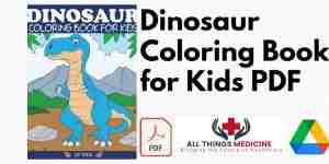 Dinosaur Coloring Book for Kids PDF