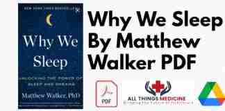 Why We Sleep By Matthew Walker PDF