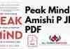 Peak Mind By Amishi P Jha PDF