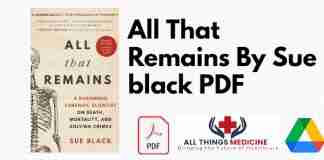 All That Remains By Sue black PDF