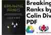 Breaking Ranks by Colin Diver PDF