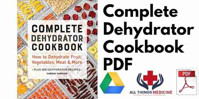 Complete Dehydrator Cookbook PDF