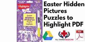 Easter Hidden Pictures Puzzles to Highlight PDF