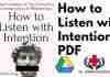 How to Listen with Intention PDF