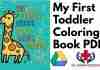 My First Toddler Coloring Book PDF