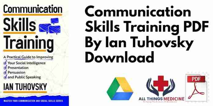 Communication Skills Training PDF By Ian Tuhovsky