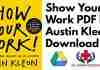 Show Your Work PDF