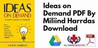 Ideas on Demand PDF By Miliind Harrdas