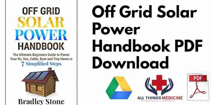 Off Grid Solar Power Handbook PDF