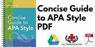 Concise Guide to APA Style PDF