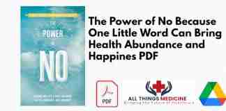 The Power of No Because One Little Word Can Bring Health Abundance and Happines PDF