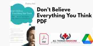 Don't Believe Everything You Think PDF