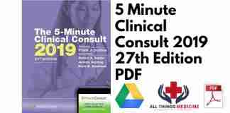 5 Minute Clinical Consult 2019 27th Edition PDF