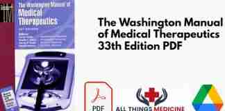 The Washington Manual of Medical Therapeutics 33th Edition PDF