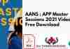 AANS : APP Master Sessions 2021 Videos Free Download
