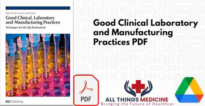 Good Clinical Laboratory and Manufacturing Practices PDF