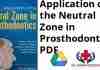 Application of the Neutral Zone in Prosthodontics PDF