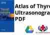 Atlas of Thyroid Ultrasonography PDF