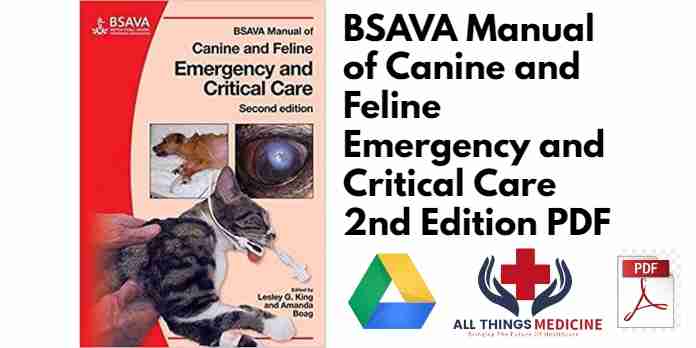 BSAVA Manual of Canine and Feline Emergency and Critical Care 2nd Edition PDF