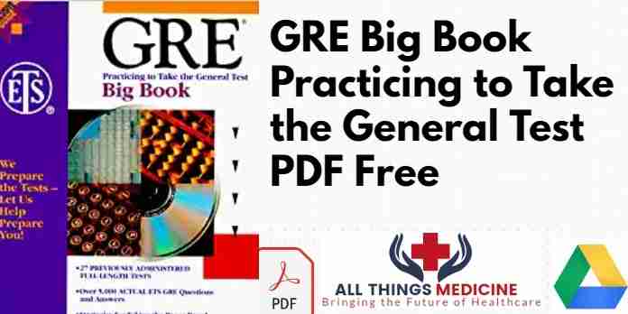 GRE Big Book Practicing to Take the General Test PDF