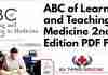 ABC of Learning and Teaching in Medicine 2nd Edition PDF